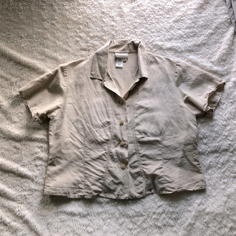 Coldwater Creek Petite Large short sleeve top